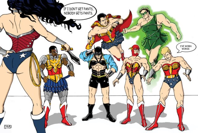 WW JLA costumes