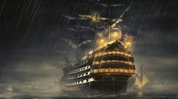 steampunk ship